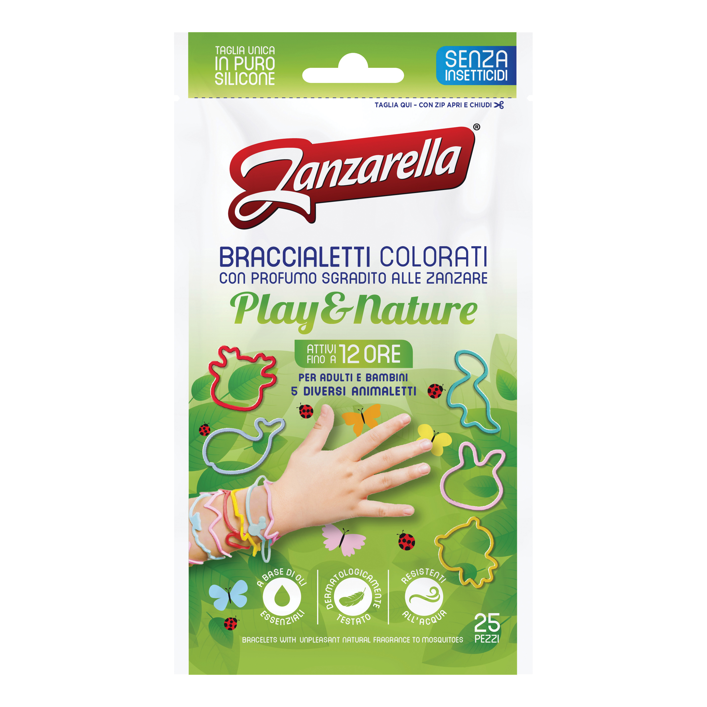 foto del prodotto zanzarella braccialetti play nature 25 px
