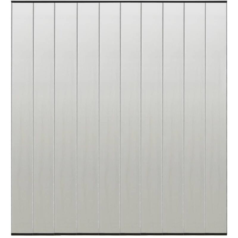 foto del prodotto zanzariera per porta con 10 sezioni a rete nera 240x240 cm vidaxl