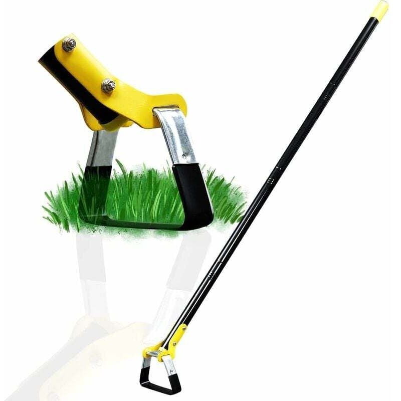 foto del prodotto zappa attrezzo da giardino zappa hula da giardino per diserbare giardinaggio manico lungo resistente zappa con staffa ad anello per diserbo