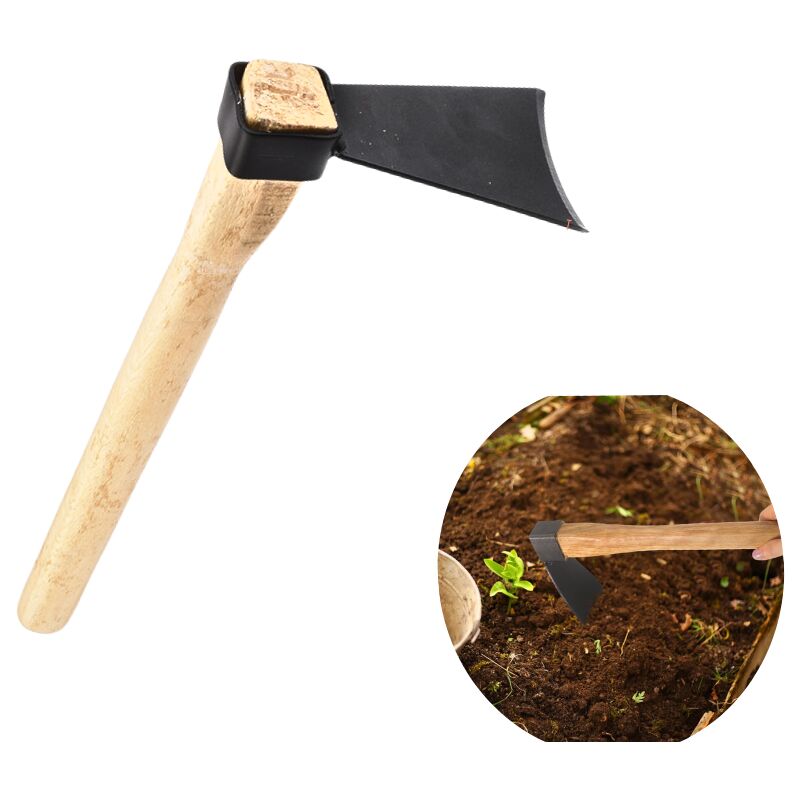 foto del prodotto zappa da giardinaggio, attrezzi da giardinaggio, zappette per giardinaggio, piccola zappa e coltivatore, zappa manuale per giardinaggio, zappa