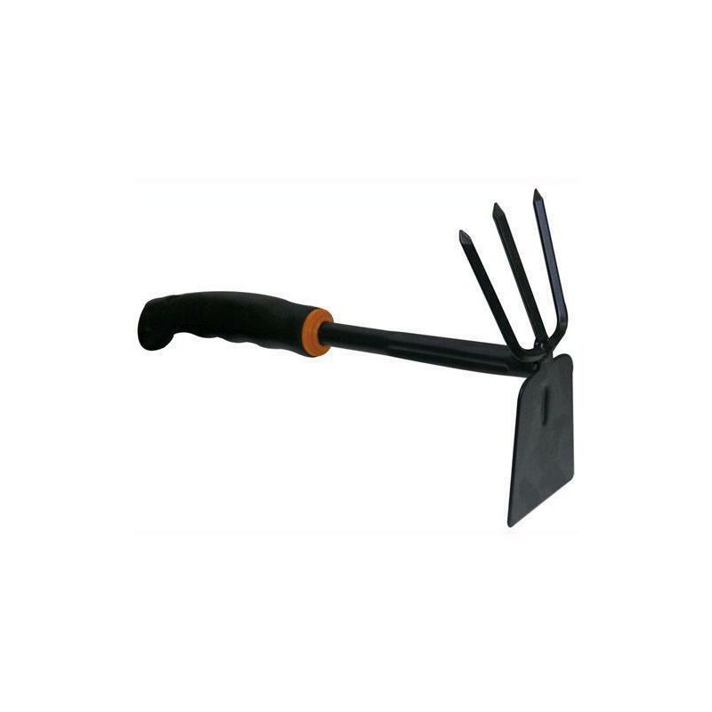 foto del prodotto zappette brixo hercules tridente quadro in acciaio con manico