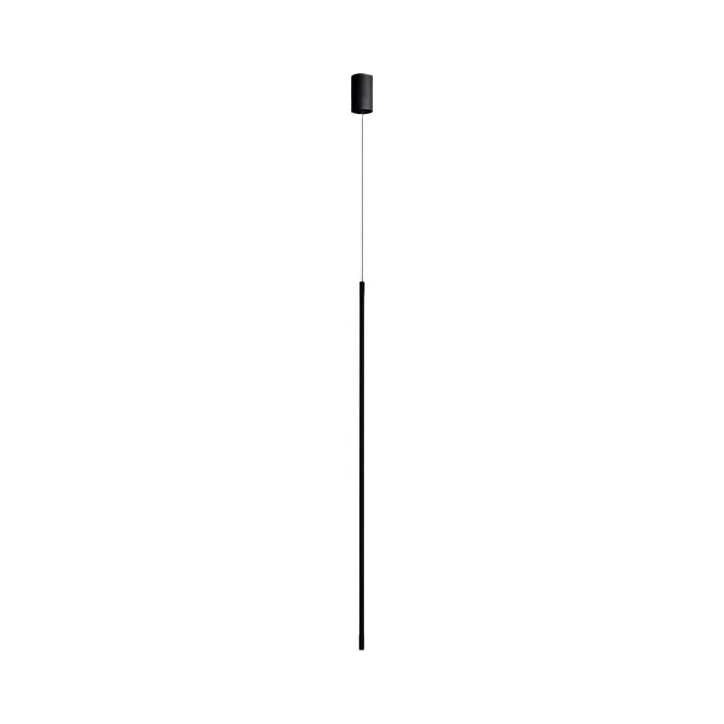 foto del prodotto zeen moderna lampada a sospensione a led 1000x20 mm, 1xled smd 7w, nero