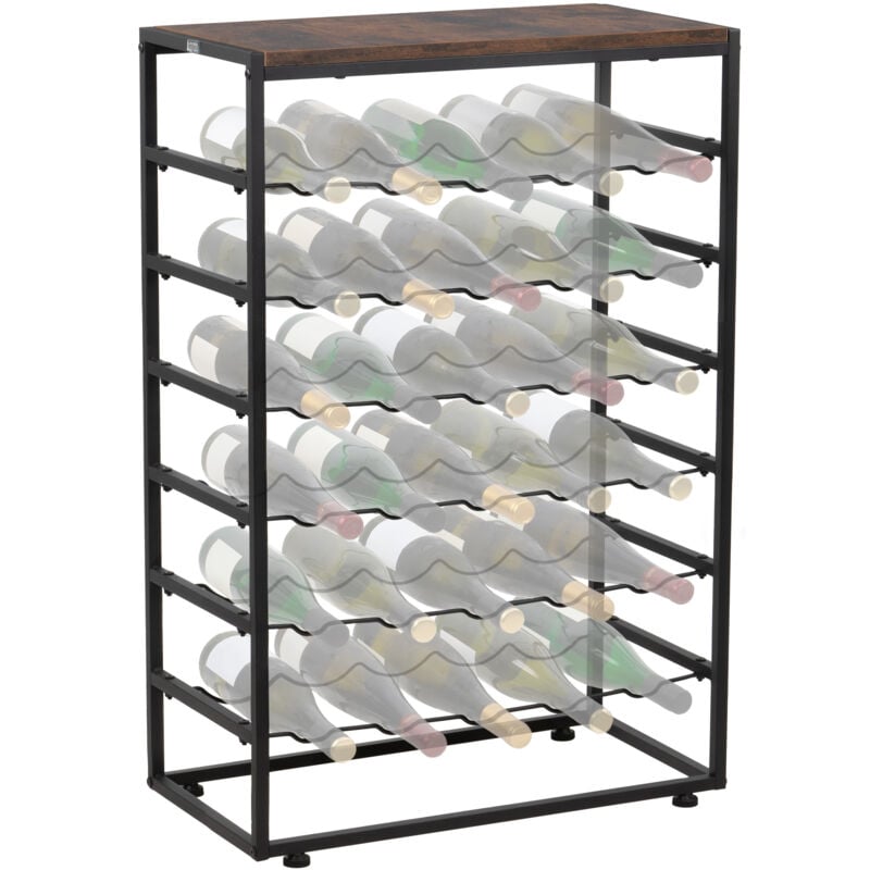 foto del prodotto zelsius portabottiglie per 30 bottiglie di vino, portabottiglie con ripiano, supporto per vino, cantinetta per vino
