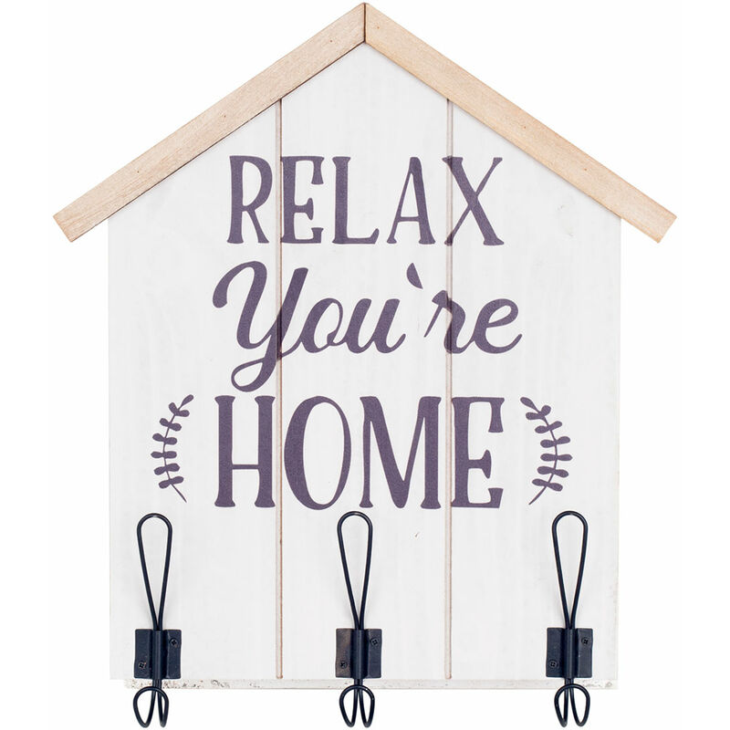 foto del prodotto zen et ethnique signes grimalt colgallaves orano wall percha 3 coltallaves bianco 43x6x37cm 26989