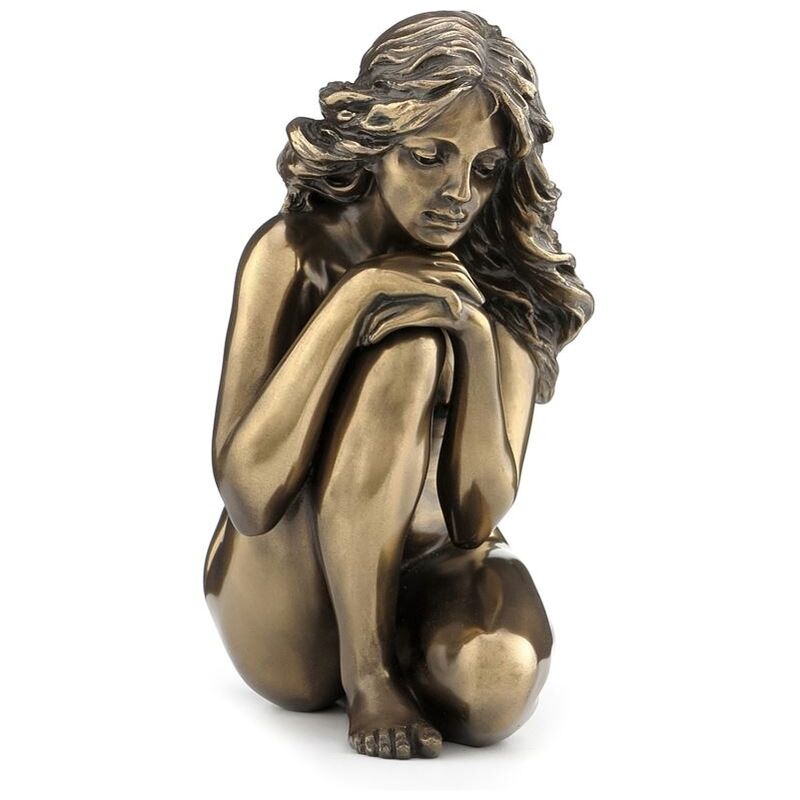 foto del prodotto zen et ethnique signes grimalt figure di figura in bronzo figura nuda donna oro bronzo 6x9x12cm 15240