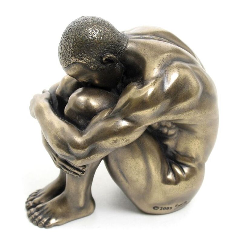 foto del prodotto zen et ethnique signes grimalt figure di figura in bronzo figura nuda figura oro bronzo 4x6x6cm 15239