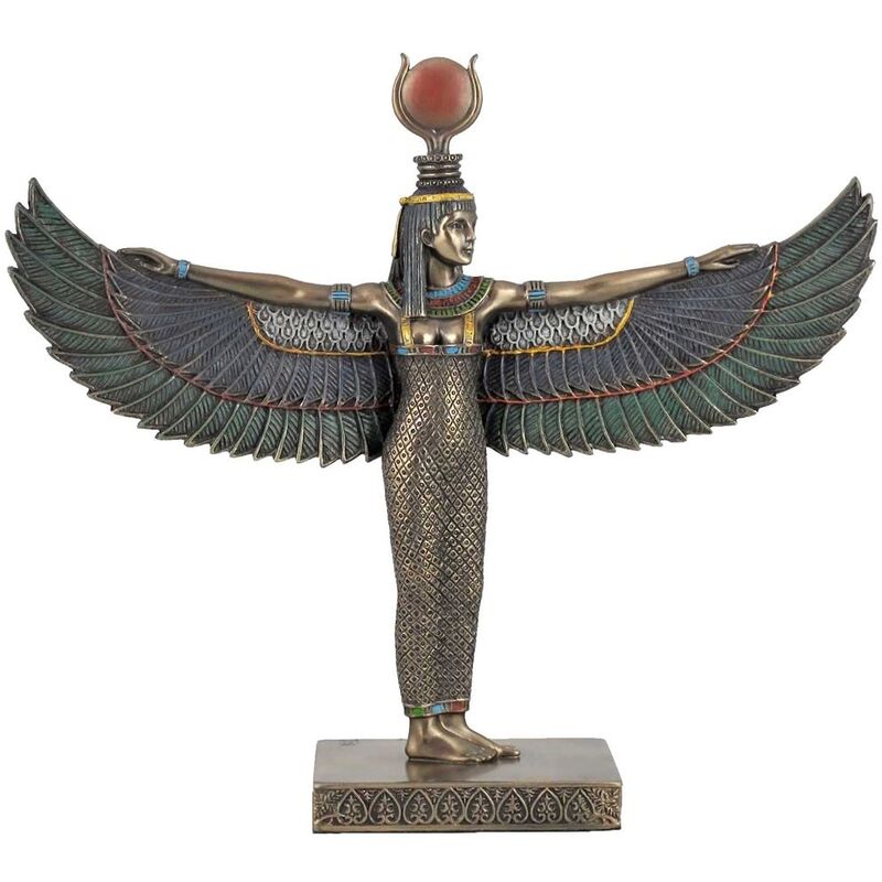 foto del prodotto zen et ethnique signes grimalt figure di figura in bronzo isis bronce goldo 6x25x21cm 15248