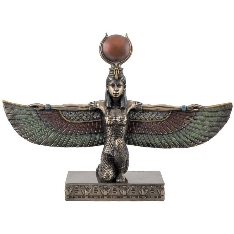 foto del prodotto zen et ethnique signes grimalt figure di figura in bronzo isis bronce goldo 7x26x18cm 15249