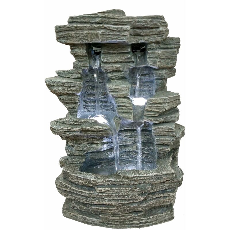foto del prodotto zen light zen light scfr150 fontana grand canyon, pietra, 19 x 16 x 28 cm, colore grigio
