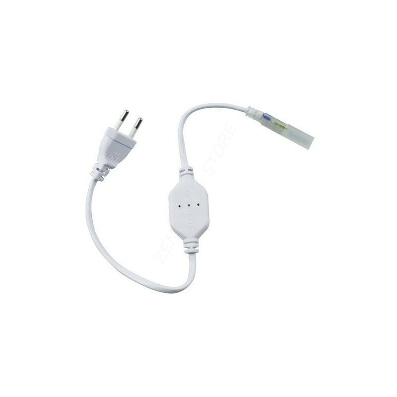 foto del prodotto zencocco cavo raddrizzatore corrente per striscia led neon circolare 360 flessibile monocolore