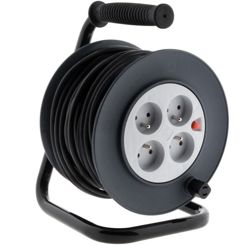 foto del prodotto zenitech avvolgicavo elettrico 25m 3x1,5mm