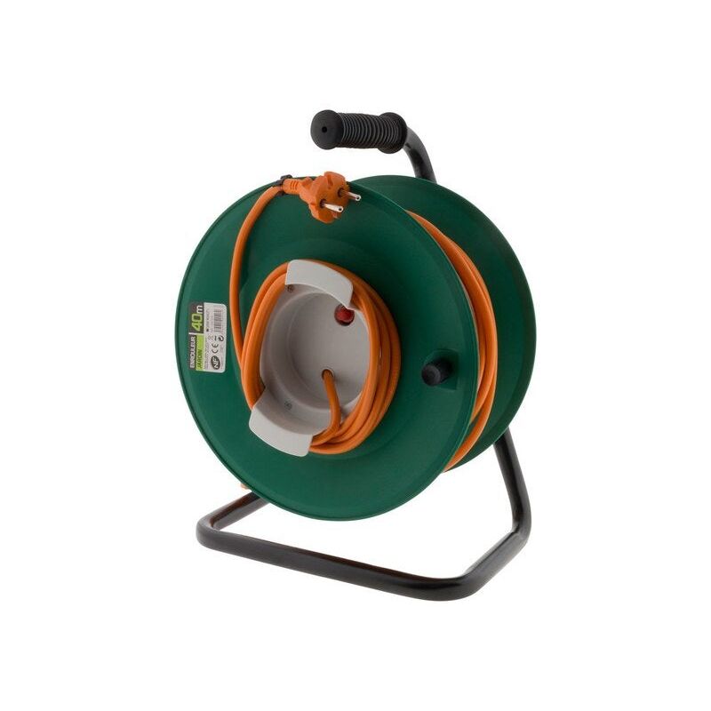 foto del prodotto zenitech avvolgicavo elettrico da giardino l.40m ho5vvf 2x1,5