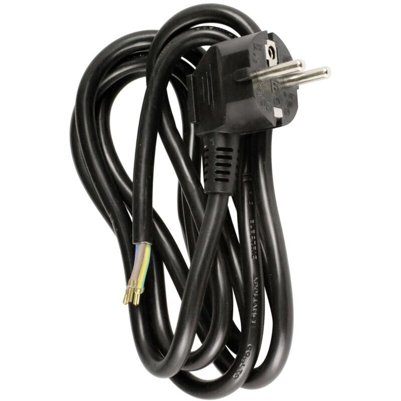 foto del prodotto zenitech cavo di alimentazione con spina 16a 3g1,5 2m nero