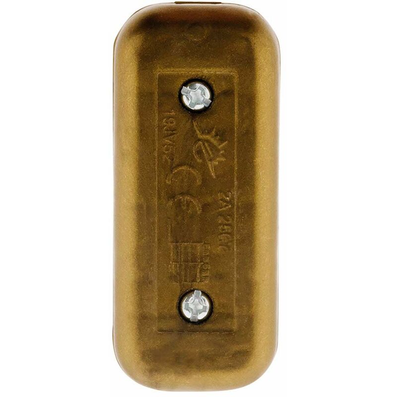 foto del prodotto zenitech interruttore 2a bipolare oro
