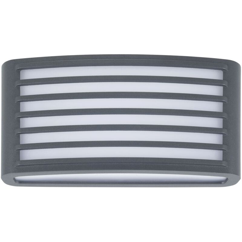 foto del prodotto zenitha aplique exterior negro con led blanco c lido 3000k
