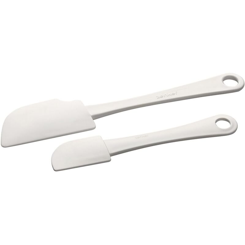 foto del prodotto zenker 44741 raschietto per pasta di set 25 x 5 cm 2 pezzi in abs pp, plastica, bianco