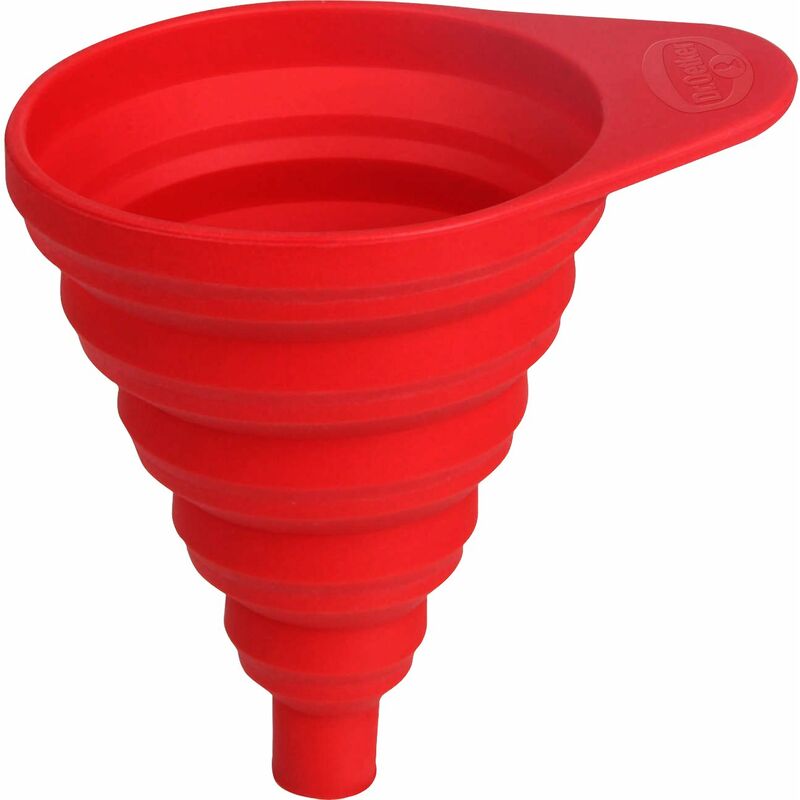 foto del prodotto zenker dr. oetker 1930 imbuto in silicone, rosso, 8 x 8 x 10,5 cm
