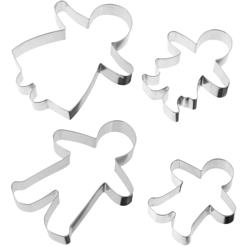 foto del prodotto zenker set 2 formine tagliabiscotti in acciaio, argento, 2 modelli assortiti, 1 pezzo
