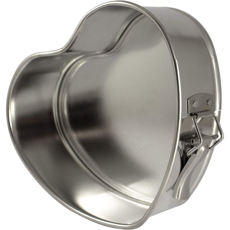 immagine 0 del prodotto zenker stampo tortiera mini size apribile a forma di cuore in acciaio banda stagnata 21 x 18 x 7,5cm resistente alla ruggine e durevole, linea silver