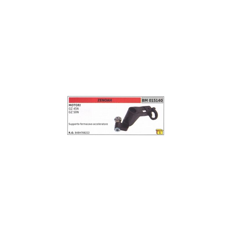 foto del prodotto zenoah supporto fermacavo acceleratore motore decespugliatore gz 45n gz 50n