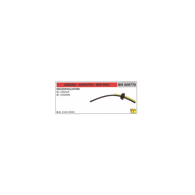 foto del prodotto zenoah tubetto pescamiscela decespugliatore bc435dlm bc435dwm z1460 85801