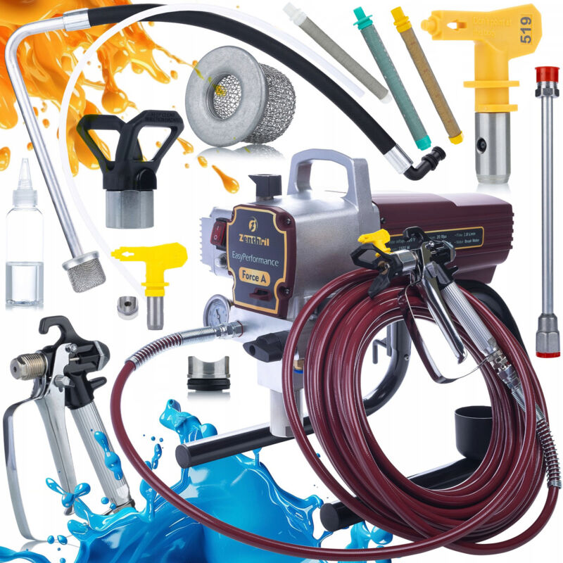 foto del prodotto zenthril unit di verniciatura zenthril force a 1500w 20mpa 0.019 , 1.8l min, serie easyperformance ugello 519 3x filtro 30, 60, 100