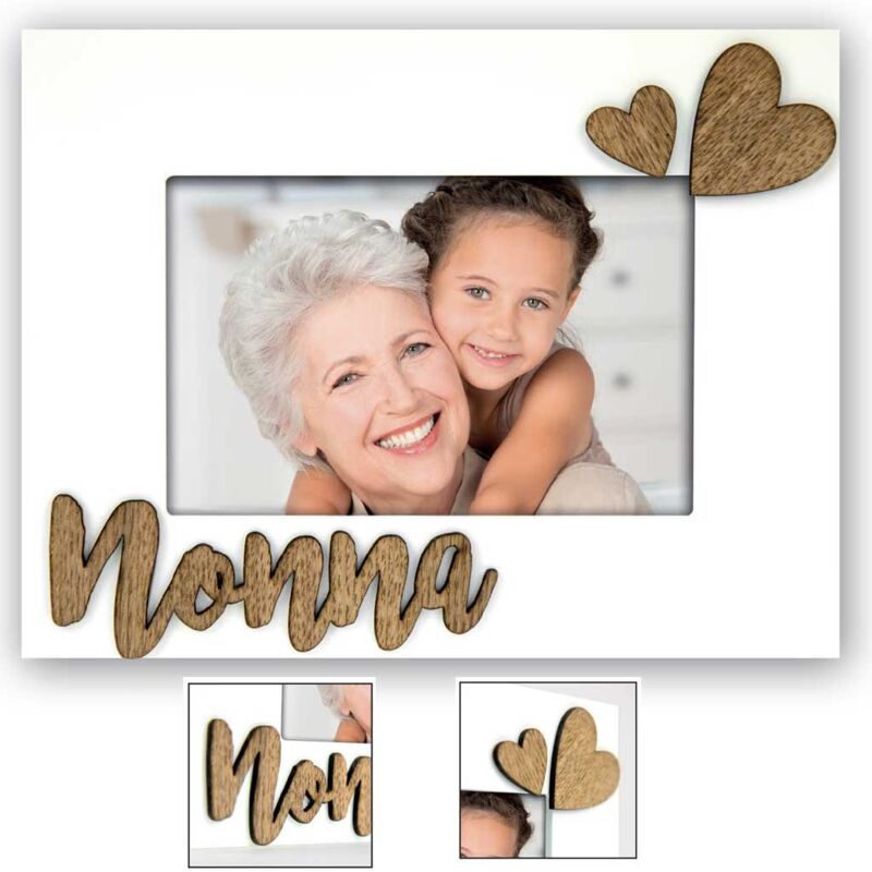 foto del prodotto zep mm467hi cornice nonna hi in legno, bianco