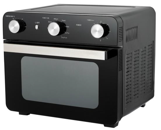 foto del prodotto zephir forno friggitrice ad aria 2in1 24lt 1700w nero zhc24fa