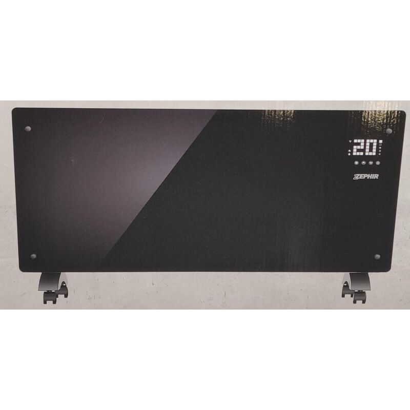 foto del prodotto zephir termoconvettore da pavimento smart wifi 2000w ip24 nero zcv8000n wifi