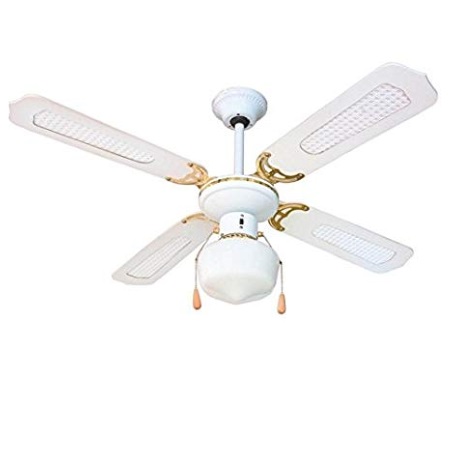 foto del prodotto zephir zfs9107b ventilatore oro, bianco