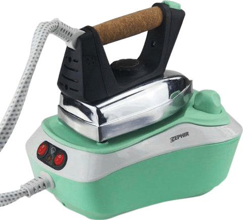 foto del prodotto zephir zhf5000 ferro da stiro a caldaia 2300 w 0,85 l alluminio nero, verde