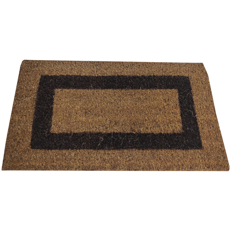 foto del prodotto zerbino 100 fibra cocco fondo antiscivolo mantovana marrone 50x90cm