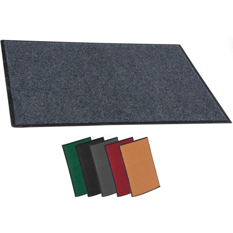 foto del prodotto zerbino antiscivolo grigio scuro 60x90 cm