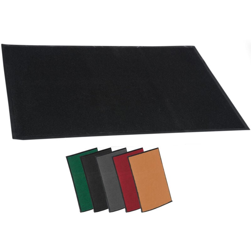 foto del prodotto zerbino antiscivolo nero 40x60 cm