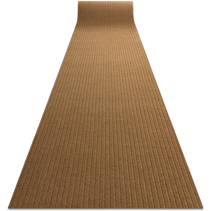 foto del prodotto zerbino antiscivolo per metri lineari ceylon esterno, interno, su gomma noce di cocco marrone 0226 100cm brown 100x170 cm
