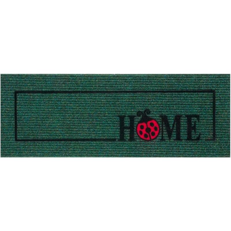 foto del prodotto zerbino antiscivolo salva gradino 25x69 assorbente tappeto ingresso morbido 100 made in italy home verde