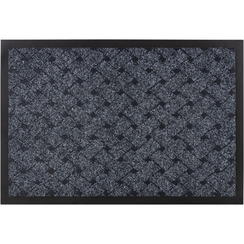 foto del prodotto zerbino antiscivolo vectra 0900 da esterno, interno antracite grey 40x60 cm