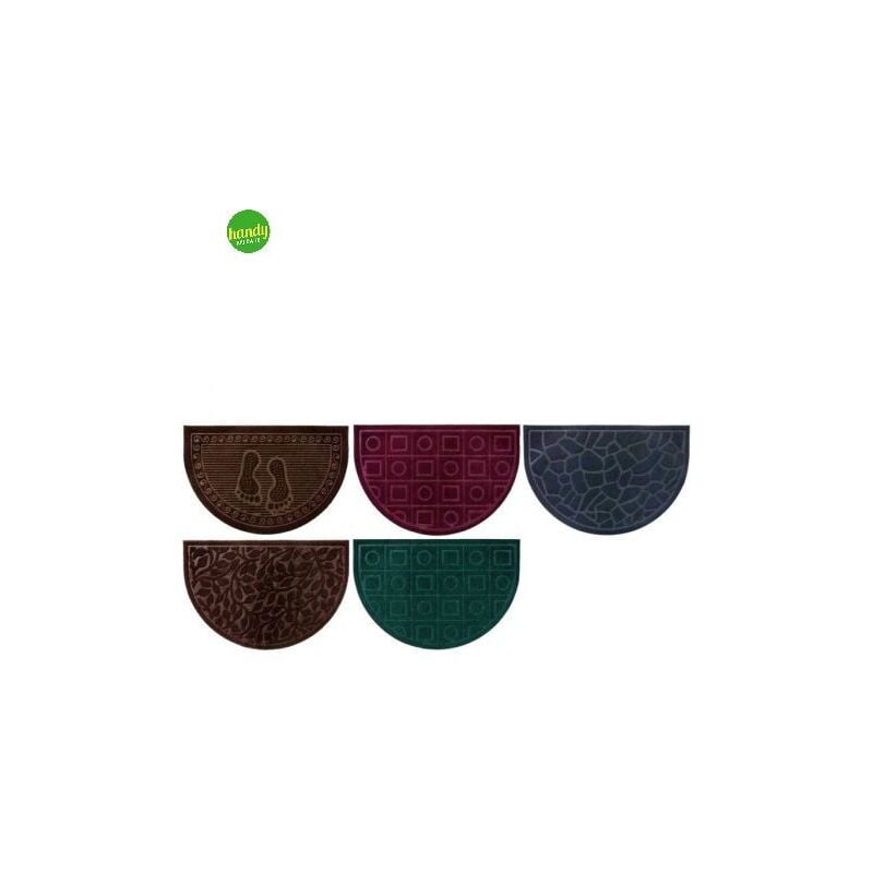 foto del prodotto zerbino atlanta comart mezzaluna 40x60 cm vari modelli colori assortiti