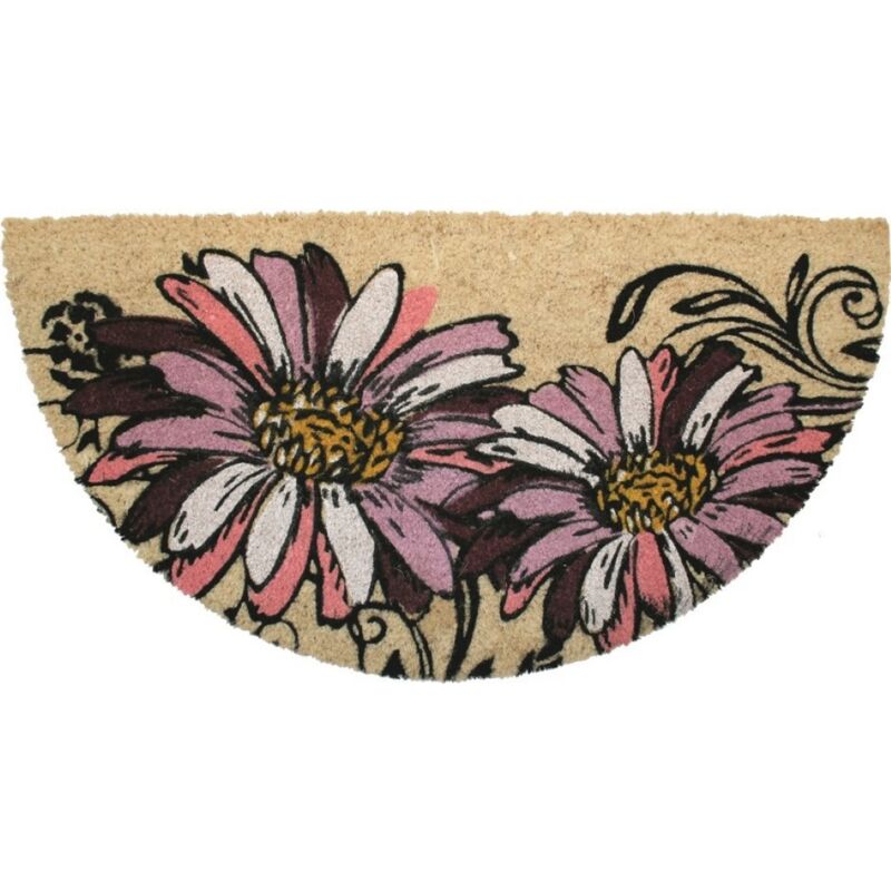 foto del prodotto zerbino candy mezzaluna in cocco cm 40x75