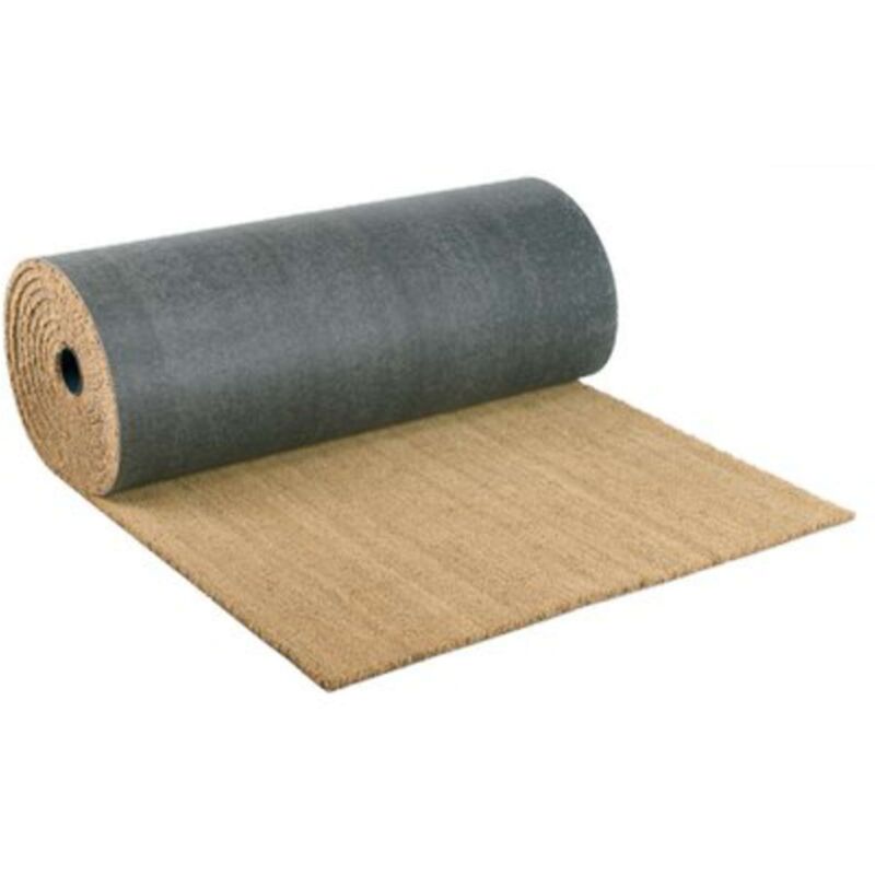 foto del prodotto zerbino cocco a rotolo greggio 14 cocco pvc h.cm 100 ml 12 1 pezzo