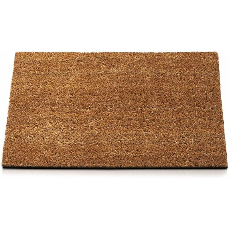 foto del prodotto zerbino cocco naturale 40x100 cm retro gomma antiscivolo tappeto ingresso 100 made in italy