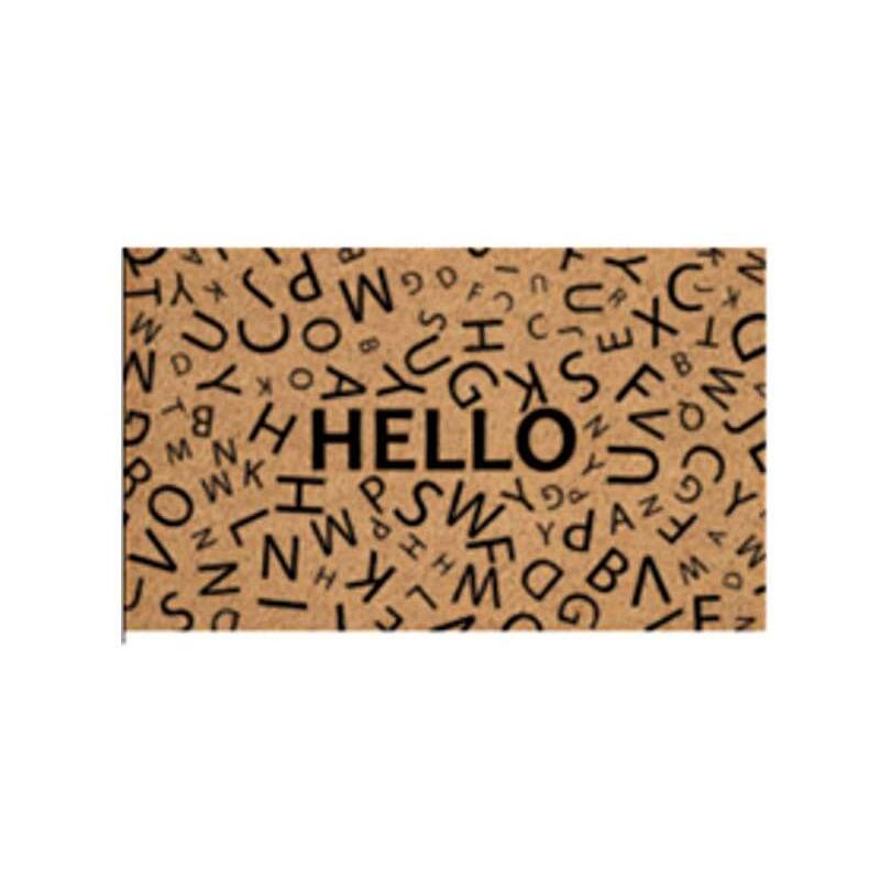 foto del prodotto zerbino cocco pvc hello cm 40x 70 xtra 11702