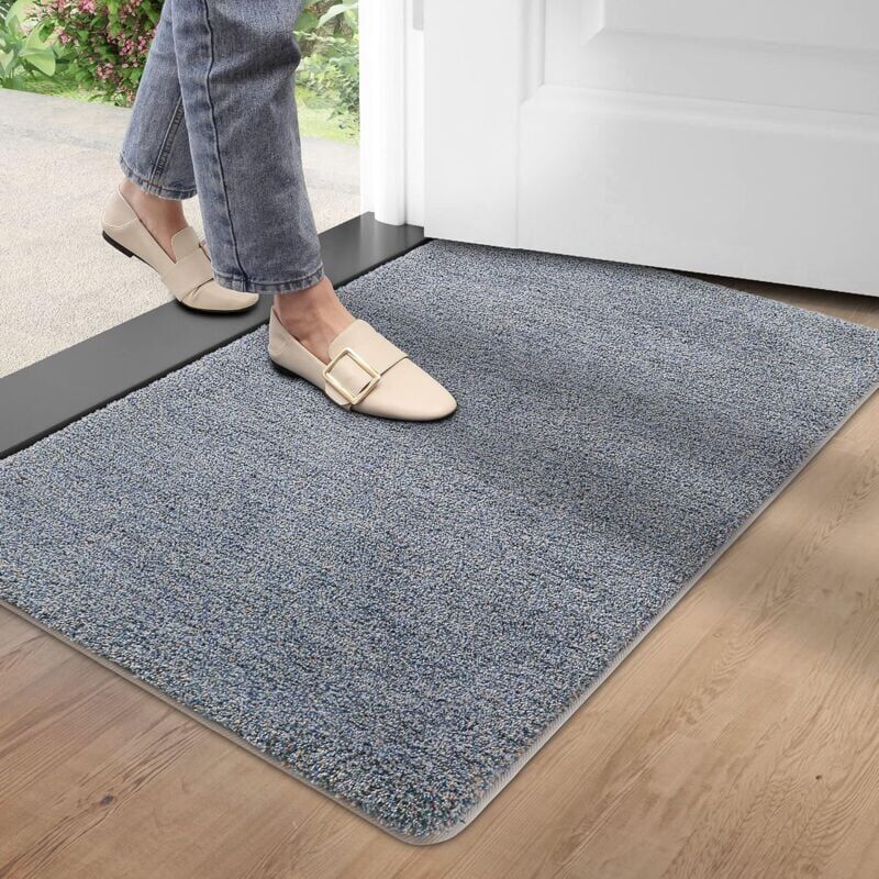 foto del prodotto zerbino d ingresso per interni, zerbino antiscivolo morbido, lavabile in lavatrice, ultra assorbente e resistente, zerbino per porta d ingresso per