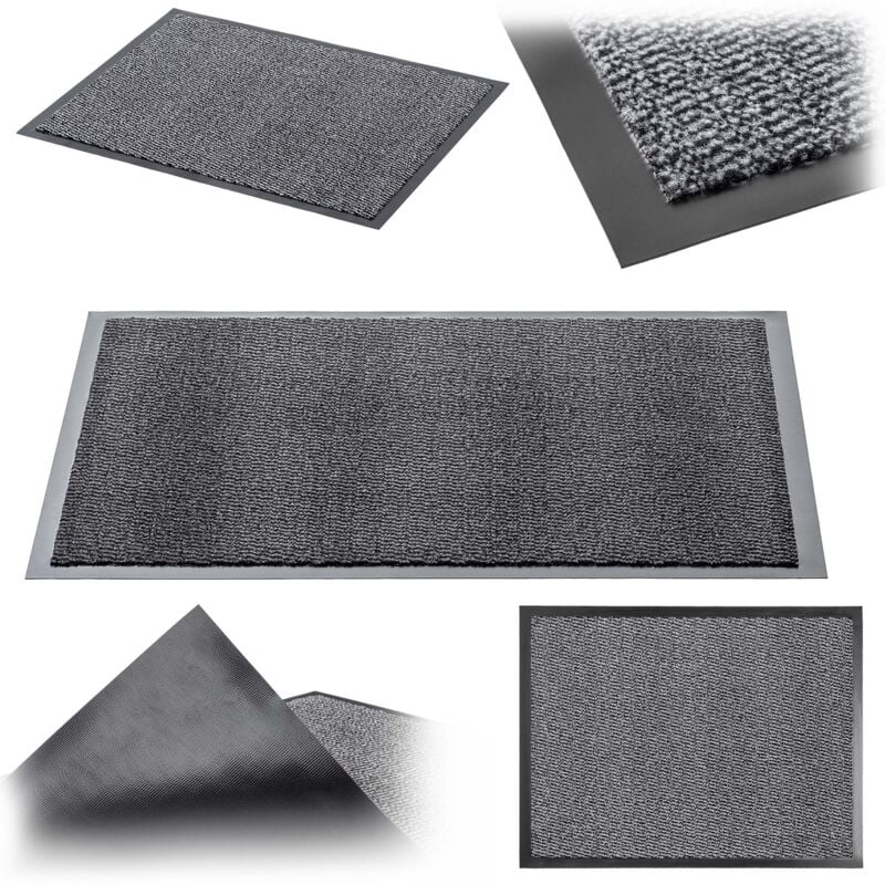 foto del prodotto zerbino d ingresso universale zerbino in gomma 60x40cm assorbente