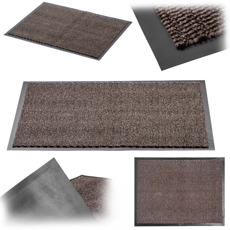 foto del prodotto zerbino d ingresso universale zerbino in gomma 60x40cm assorbente
