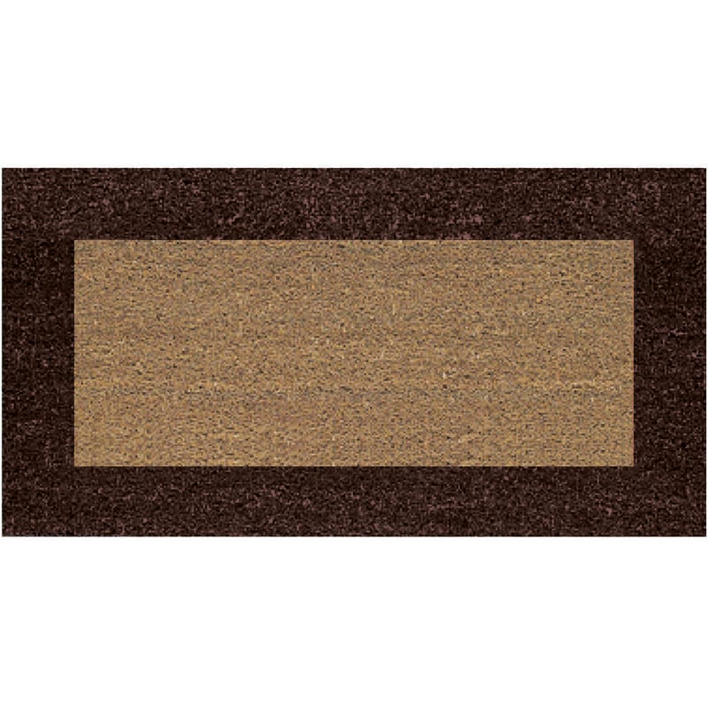 foto del prodotto zerbino ecoco marrone spessore mm.18 cm.40x80, spessore mm.18