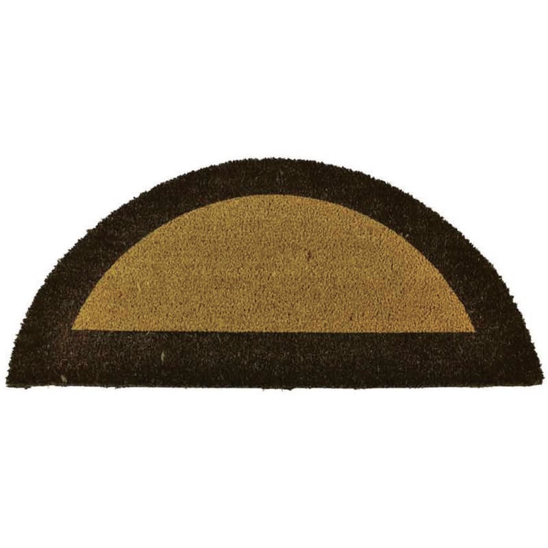 foto del prodotto zerbino ecoco semicerchio cm.40x80 marrone spessore mm.18 cm.40x80, spessore mm.18