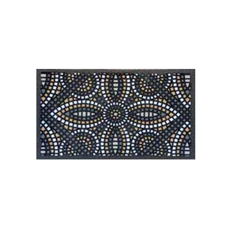 foto del prodotto zerbino gomma flomat mosaico cm 40x 70 xtra 11730