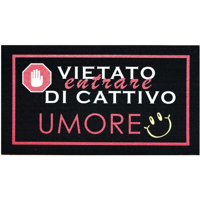 foto del prodotto zerbino gomma sostenibile 40x70 antiscivolo ingresso interno esterno moderno dis.d