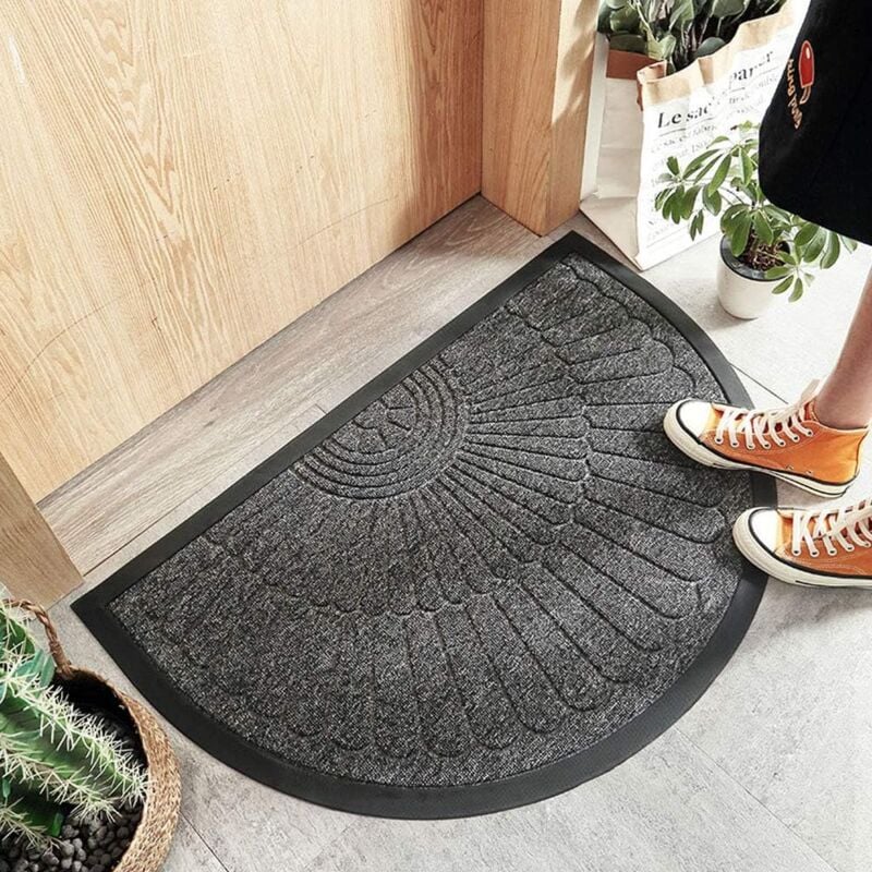 foto del prodotto zerbino half moon outdoor 90 x 60 zerbini half circle indoor zerbini per ingresso esterno zerbino esterno zerbino antiscivolo zerbino